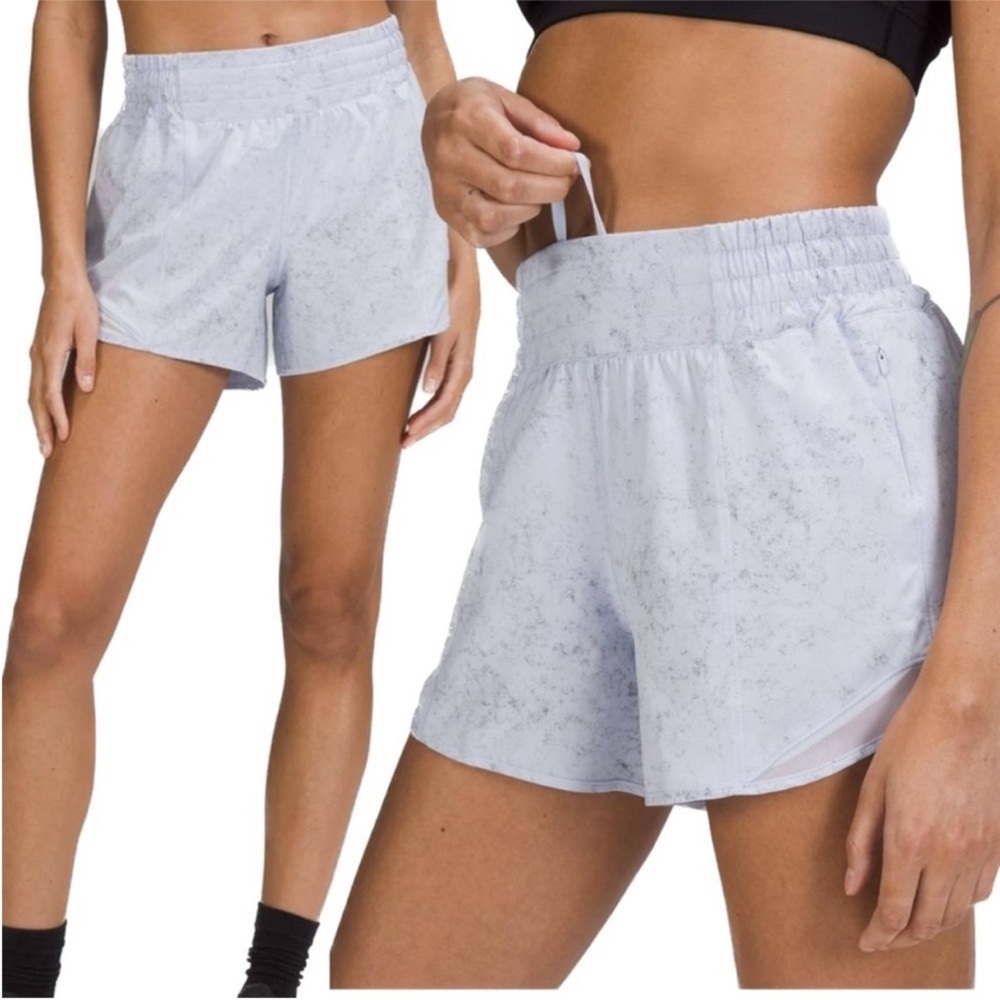 NEW LULULEMON Hotty Hot High-Rise Lined Short 4"
Gravel Dust Pastel Blue Sise 2 - Picture 2 of 16